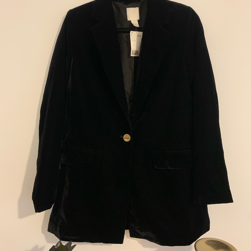 Black Velvet H&M Blazer